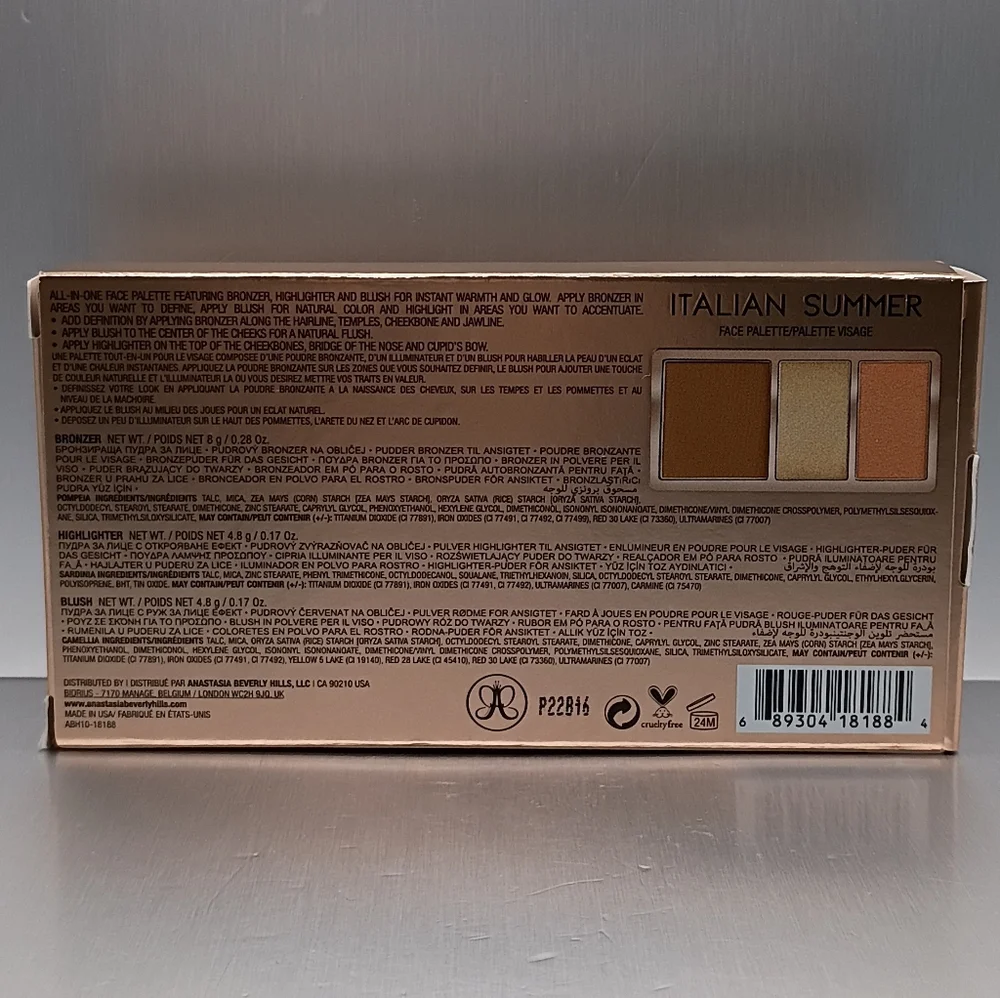 Anastasia Beverly Hills Italian Summer Face Palette - Picture 4 of 4